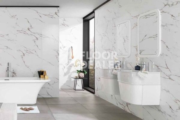 Керамогранит Marmol Carrara 596x596 Carrara Blanco Brillo L 59,6x59,6 фото 2 | FLOORDEALER