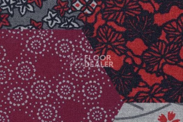 Ковролин Flotex Vision ecosystems 200003 kimono red фото 1 | FLOORDEALER