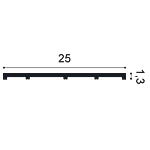 ГИБКИЙ ПЛИНТУС SX194F SQUARE  SX194F SQUARE