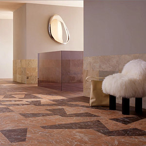 Плитка ПВХ FORBO allura flex" material 63686FL1 terra marble (50x50 cm) фото 3 | FLOORDEALER