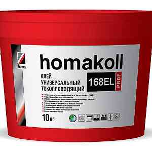 Сопутствующие материалы Homakoll 168 EL Prof токопроводящий клей Homakoll 168 EL Prof 10 кг. Токопроводящий клей фото  | FLOORDEALER