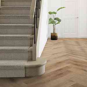 Кварцвиниловый ламинат Primus Herringbone Royal Oak Blonde фото 3 | FLOORDEALER