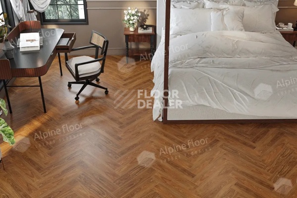 Плитка ПВХ Alpine Floor Nut 4мм Нойер ECO 22-5 фото 2 | FLOORDEALER