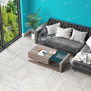 Плитка ПВХ Alpine Floor Parquet LVT 2.5мм СНЕЖНЫЙ ECO16-11 фото 2 | FLOORDEALER