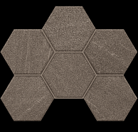 Керамогранит Gabbro Мозаика Hexagon 25x28,5 Мозаика gb 03 Hexagon 25x28,5 непол. фото 1 | FLOORDEALER