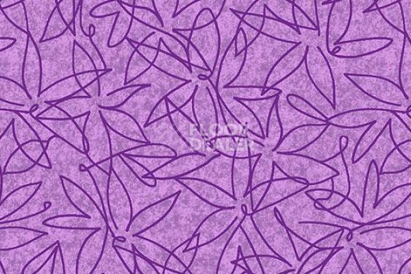 Ковролин Flotex Vision Floral 500025 (Field) Plum фото 1 | FLOORDEALER