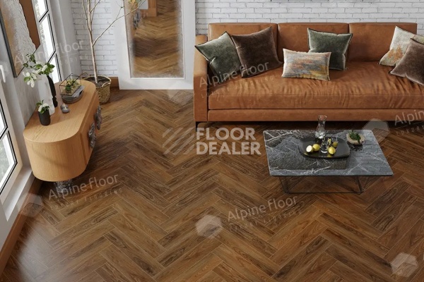 Плитка ПВХ Alpine Floor Nut 4мм Кенари ECO 22-4 фото 3 | FLOORDEALER