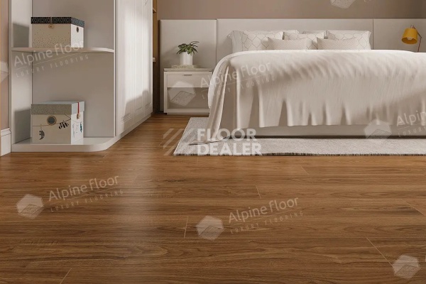 Плитка ПВХ Alpine Floor Nut 4мм Маррон ECO 22-2 фото 2 | FLOORDEALER