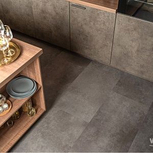 Плитка ПВХ CERAMO VINILAM STONE 6 мм 71610 Цемент Стальной фото 5 | FLOORDEALER