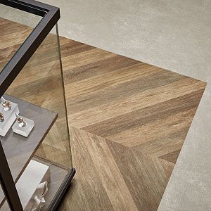 Линолеум Forbo Eternal Wood 36042 brown herringbone фото 2 | FLOORDEALER