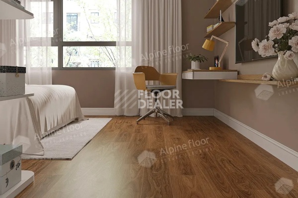 Плитка ПВХ Alpine Floor Nut 4мм Маррон ECO 22-2 фото 5 | FLOORDEALER