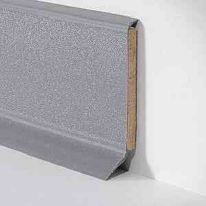 Сопутствующие материалы Плинтус на деревянной основе Dollken S-60 flex life top 1147 (1184/0146) Серый фото  | FLOORDEALER