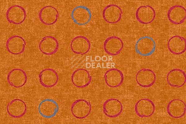 Ковролин Flotex Vision Shape 530007 (Spin) Orange фото 1 | FLOORDEALER