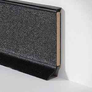 Сопутствующие материалы Плинтус на деревянной основе Dollken S-60 flex life top 1144 (1001) Черный фото  | FLOORDEALER