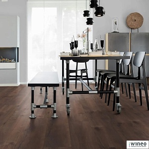 Wineo 500 Wood L V4 8мм  LA210LV4 Дуб Лиссабон Темно-коричневый