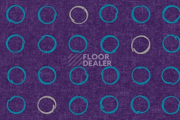 Ковролин Flotex Vision Shape 530002 (Spin) Berry фото 1 | FLOORDEALER