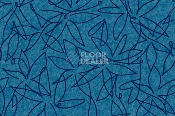 Ковролин Flotex Vision Floral 500009 (Field) Lagoon фото 1 | FLOORDEALER