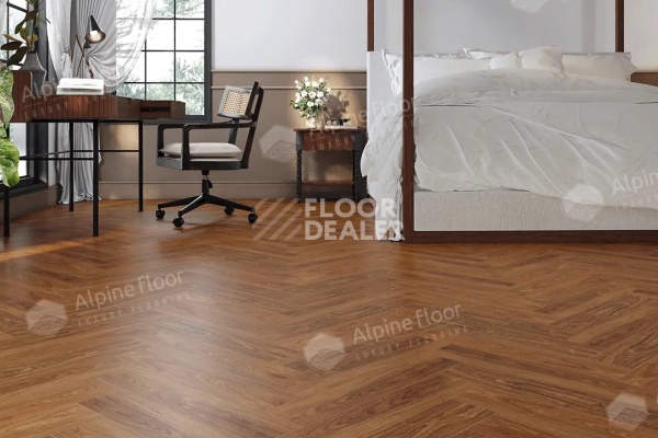 Плитка ПВХ Alpine Floor Nut 4мм Нойер ECO 22-5 фото 1 | FLOORDEALER