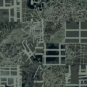 Ковровая плитка Ege Highline Cityscapes Aerial Map Grey rfm 52205016 фото  | FLOORDEALER