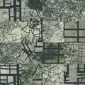 Ковровая плитка Ege Highline Cityscapes Aerial Map Grey rfm 52205019 фото  | FLOORDEALER